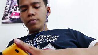TwinkysFeet.com - Asian twink takes his socks off and teases before cumming hard and