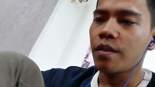 TwinkysFeet.com - Asian twink takes his socks off and teases before cumming hard and