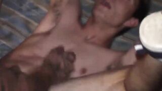 Musuclar hunks penetrate each other while they are very rock hard