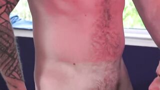 BreedingMeRaw.com - Inked jock Jackson Reed barebacked after eager dick sucking