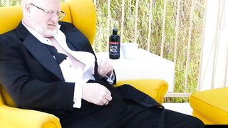 HardcoreBears.com - Mature bear Rusty McMann masturbates passionately solo intensely