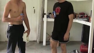 CodyVictorXXX.com - Mature dude ass bangs gay jock and cums on his nasty ass rough an