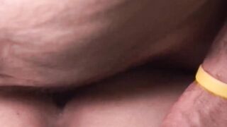 DaddyBreeding.com - Hairy mature guy hammers a nerdy twink doggy style relentlessly