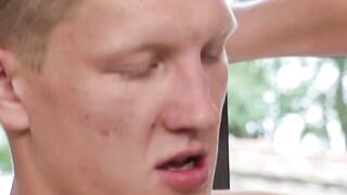 Hung jock Steve Weaver hardcore drilling his smooth twink