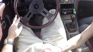 Handsome babe sells her junk car by banging in pawnshop