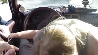 Handsome babe sells her junk car by banging in pawnshop