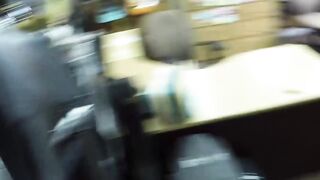Slutty policewoman fucks with pawnbroker for extra money