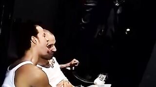 FilthyPissPlay.com - Piss fetish jocks enjoy spitroast threesome pounding after inten
