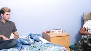 FamilyPornSite.com - Young twink's passionate threesome with stepdad's raw cock
