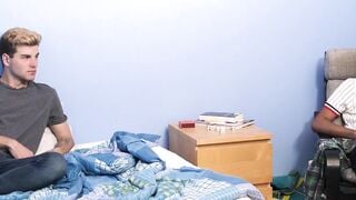 FamilyPornSite.com - Young twink's passionate threesome with stepdad's raw cock