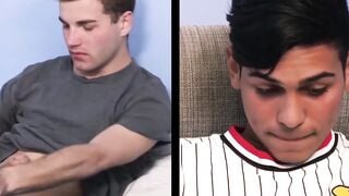 FamilyPornSite.com - Young twink's passionate threesome with stepdad's raw cock