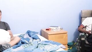 FamilyPornSite.com - Young twink's passionate threesome with stepdad's raw cock