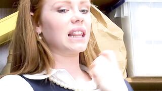 Babe came to America to shoplift and fuck security guards