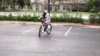 Extra small and cute cyclist teen fucked
