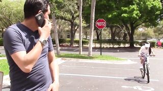 Extra small and cute cyclist teen fucked