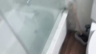 Slutty MILF teaching her stepson how to please a real pussy