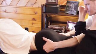 IncestGay.com - Teen stepson fucked doggystyle raw after taboo anal play and rimming