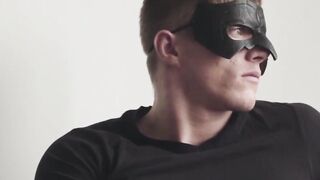MaskXXX.com - Hot blond ripped hunk's couch tugging session with passion