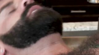 RagingXXX.com - Hunky gays lick, rim, and fuck in an office tryst
