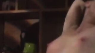 PussyCatsLatex.com - Redhead dominatrix's strapon torment and fuck of bound sub