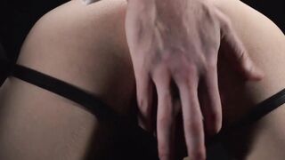Sweaty dildo fucking and cock jerking session by hottie Austin Young and suited Myles Hoe 2