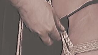 KawasakiYoshi.com - Japanese muscle hunk Kosuke bound and helpless against Shibari ma
