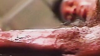 Extr3emely aroused Rolph Coral savagely consumes two dicks at the same time