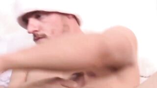 SwingYourBalls.com - Juicy nuts jock strips costume to tug his cock
