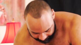 FuckThatHole.com - Tough white jock fucks black BBC bareback after choking on deepthr