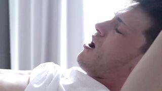 SayUncleNetwork.com - Tattooed stepdad bareback fucks his naughty twink stepson with
