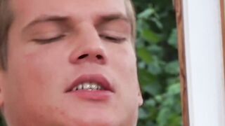 Horny twink Danton Gary ass stretched and hardcore fucked