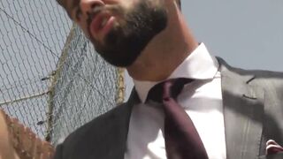 Hot hunk Jay Roberts fucked bareback by his sexy suit man Hoe 2