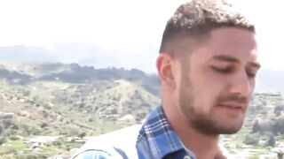 Sexy jacket wearing hunk Rex Cameron sucks rock hard cock Hoe 2