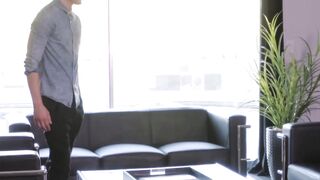 Blonde teen Jillian Janson doggystyle fucked and sucked BBC