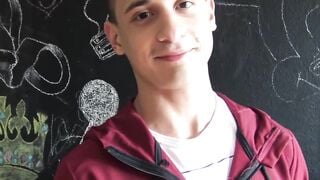 LecheLatinos.com - Cute young Latino barebacked and facialized by a huge cock in a wi