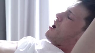 MyCreepyDad.com - Seductive stepson's deep throat blowjob and raw doggy style with hu