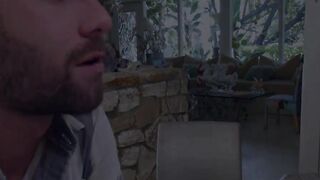 Brunette skank Demi Lowe fucks with her help in the kitchen