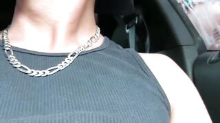 Asian teen facial POV hammered after roadside teasing