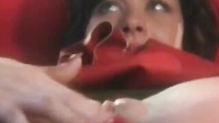 PussyCatsLatex.com - Redhead femdom's gagging and toying of lesbian submissive