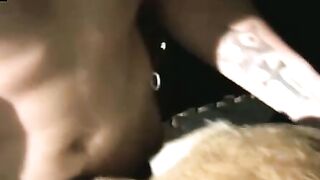 Sexy Kyle received cum facial after sucking the long cock of Plushie Schwartz on the