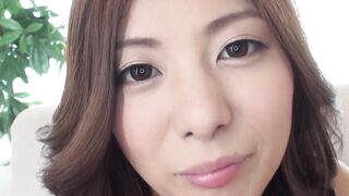 Attractive Japanese babe endures group of cocks plowing her horny mouth