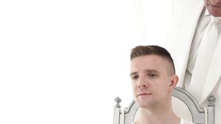 Young Shepard stretched his hole for his Masters big cock