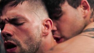 Curly haired Joseph went balls deep into inked Julian Brady