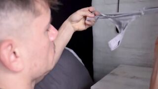 Titty fucking by lucky panty sniffer