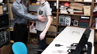 BoyPunish.com - Thieving twink's raw, intense facial cumshot after a disciplinary bar