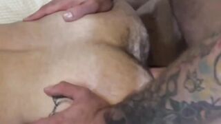 PussyJocks.com - A hot FTM in sexy glasses gets fucked by a bearded stallion