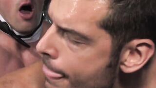 FalconsXXX.com - Huge muscular stripper raw fucks an athletic homosexual in a passion