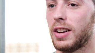 NextDoorXXX.com - Inked handsome Carter Woods masturbates in an intimate interview