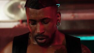 Submissive Siren Santiago barebacked by Quin Quire and Max Connor