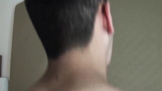 Adorable twink Dan begs me to fuck him and spray my cum on his mouth Hoe 2